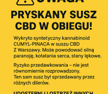 Uwaga – podejrzany susz CBD w Warszawie!