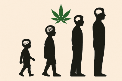 mózg nastolatka marihuana konopie