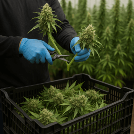 harvest cannabis