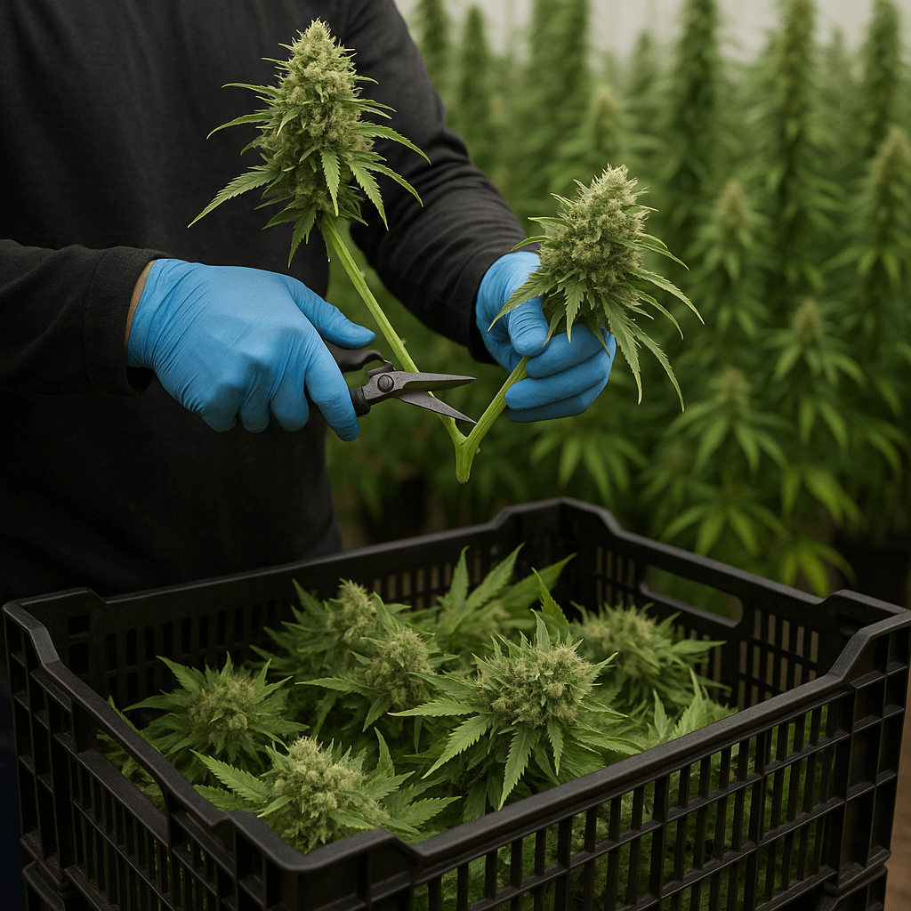 harvest cannabis