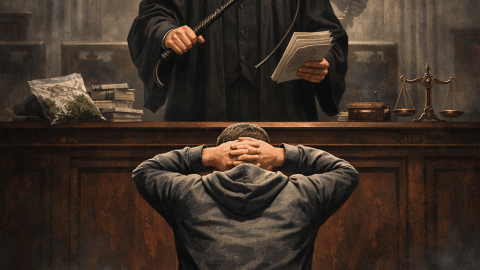 1,6 kilograma „narkotyków” z jednego krzaka? Jak polski system produkuje przestępców ze statystyki