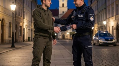 Policjant nie musi zatrzymywać za małe ilości marihuany. Prawo już dziś na to pozwala